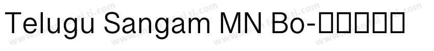 Telugu Sangam MN Bo字体转换